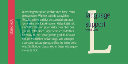 Hinoki Font Poster 2