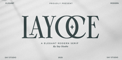 Layoce Font Poster 1