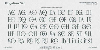 Layoce Font Poster 12