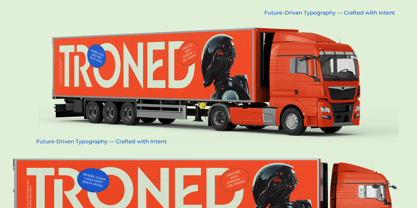 Troned Font Poster 4
