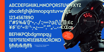 Troned Font Poster 10