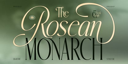 Rosean Monarch Font Poster 1