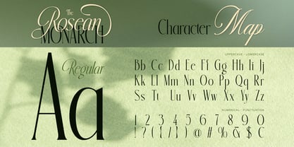 Rosean Monarch Font Poster 2