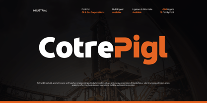 CotrePigl Font Poster 1