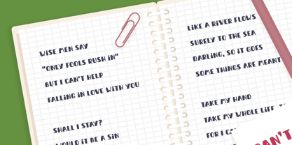 Cranberry Font Poster 12