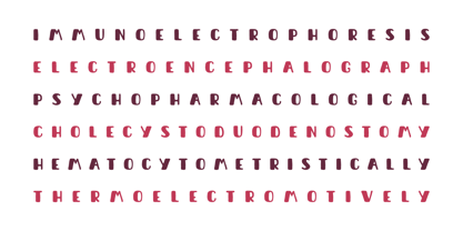 Cranberry Font Poster 10