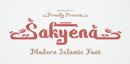 Sakyena Font Poster 1
