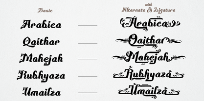 Sakyena Font Poster 5