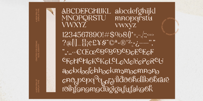 Mildon Font Poster 10