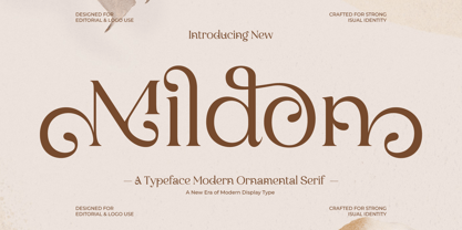 Mildon Font Poster 1