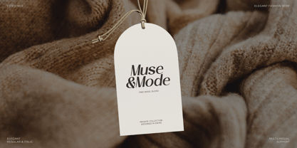 Deluxe Fashion Font Poster 6