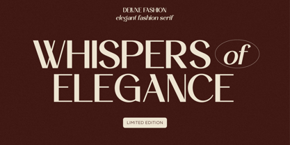 Deluxe Fashion Font Poster 7
