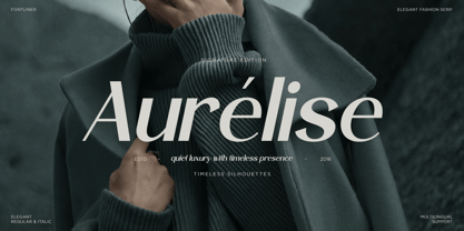 Deluxe Fashion Font Poster 4