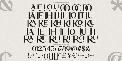Deluxe Fashion Font Poster 10