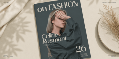 Deluxe Fashion Font Poster 3