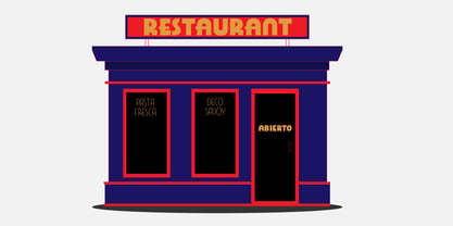 Deco Savoy Font Poster 9