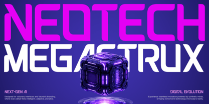 Mecha Font Poster 3