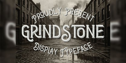 Grindstone Font Poster 1