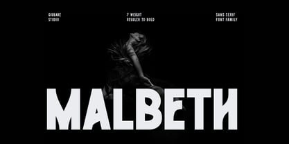 Malbeth Font Poster 1