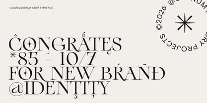 Golifez Bright Serif Font Poster 12