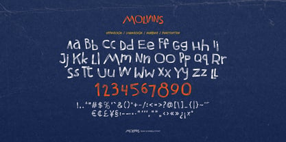 Molvins Font Poster 6