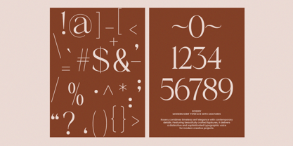 Rosery Font Poster 10