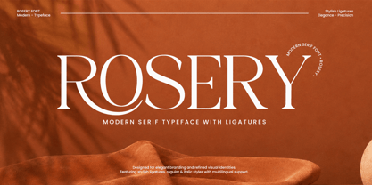 Rosery Font Poster 1