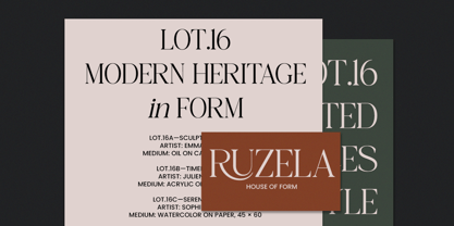 Rosery Font Poster 4