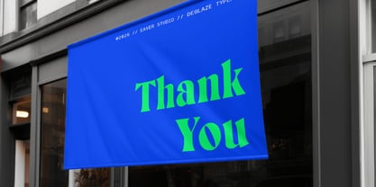 Deglaze Font Poster 8