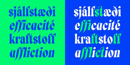 Deglaze Font Poster 4