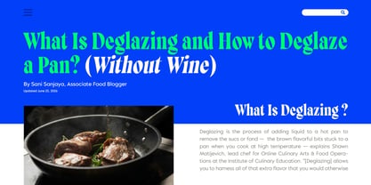 Deglaze Font Poster 5
