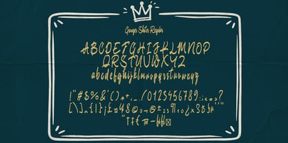 Grunger Shoter Font Poster 7