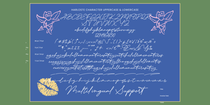 Harloste Font Poster 10
