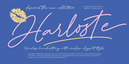 Harloste Font Poster 1