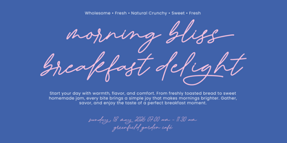 Harloste Font Poster 8