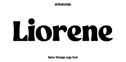 Liorene Font Poster 1