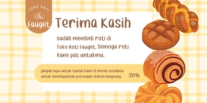 Cake Nougats Font Poster 4