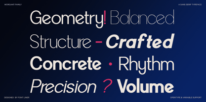 Worgant Font Poster 7