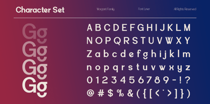 Worgant Font Poster 9