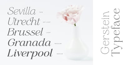 Gerstein Font Poster 7