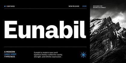 Eunabil Font Poster 1