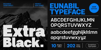 Eunabil Font Poster 7