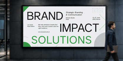 Orbigon Font Poster 5