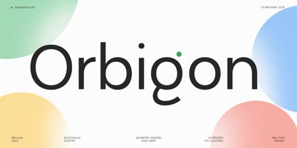 Orbigon Font Poster 1