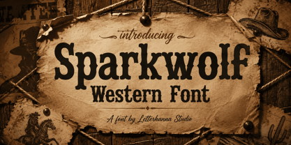 Sparkwolf Font Poster 1