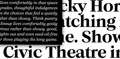 Chabrier Font Poster 13