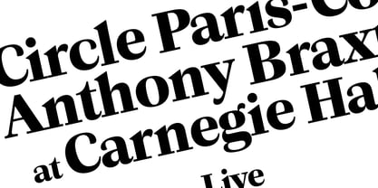 Chabrier Font Poster 6