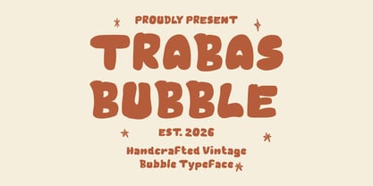Trabas Bubble Font Poster 1