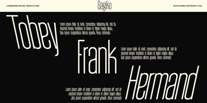 Gagiko Font Poster 5