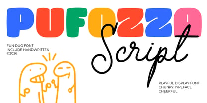 Puffoza Font Poster 1